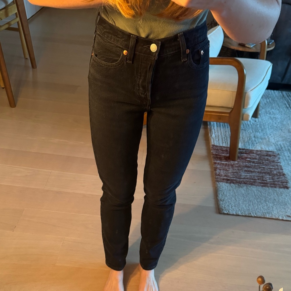 Levi's Black Wedgie Jeans